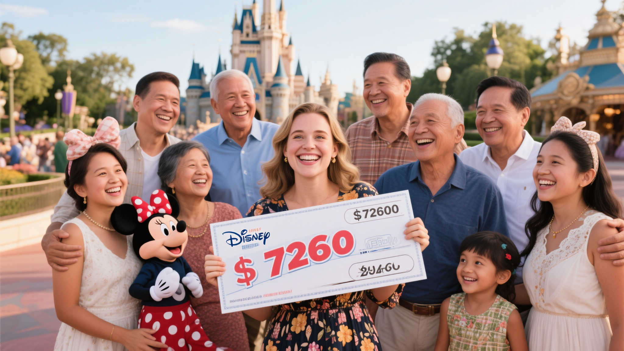 女子喜中726万彩票巨奖 邀亲戚共赴迪士尼奢华之旅 女子喜中726万彩票巨奖 邀亲戚共赴迪士尼奢华之旅