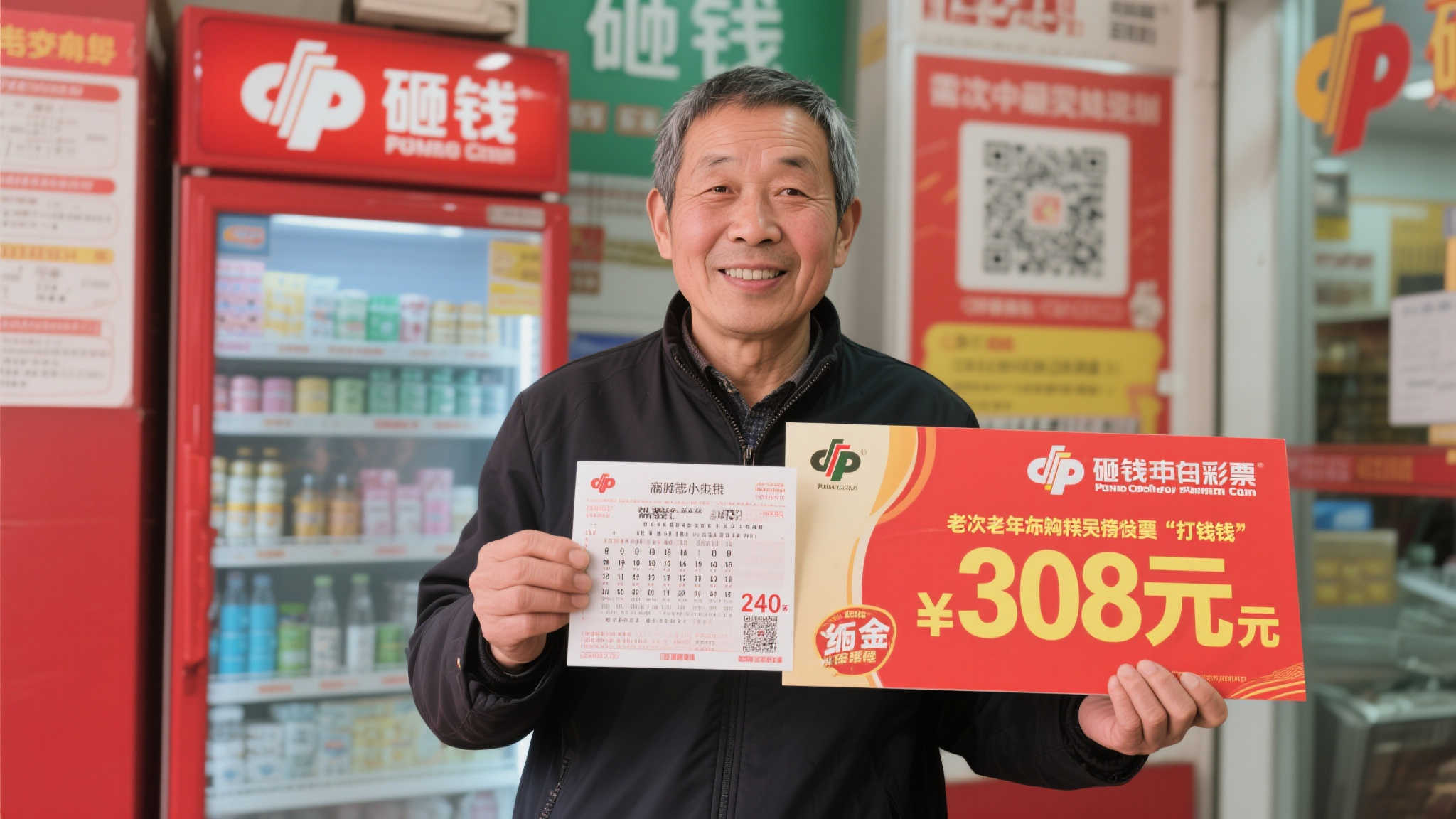 老彩民豪掷240元揽体彩308万大奖,喜讯第一时间告知老板 这位中奖者是一位有着多年购彩经验的老彩民