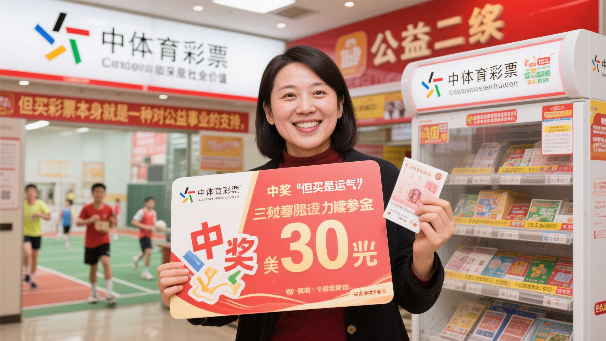 全职妈妈坚持守号喜中体彩1573万 热衷购彩助力公益-组图 二:体彩与公益的双重意义值得关注
说到