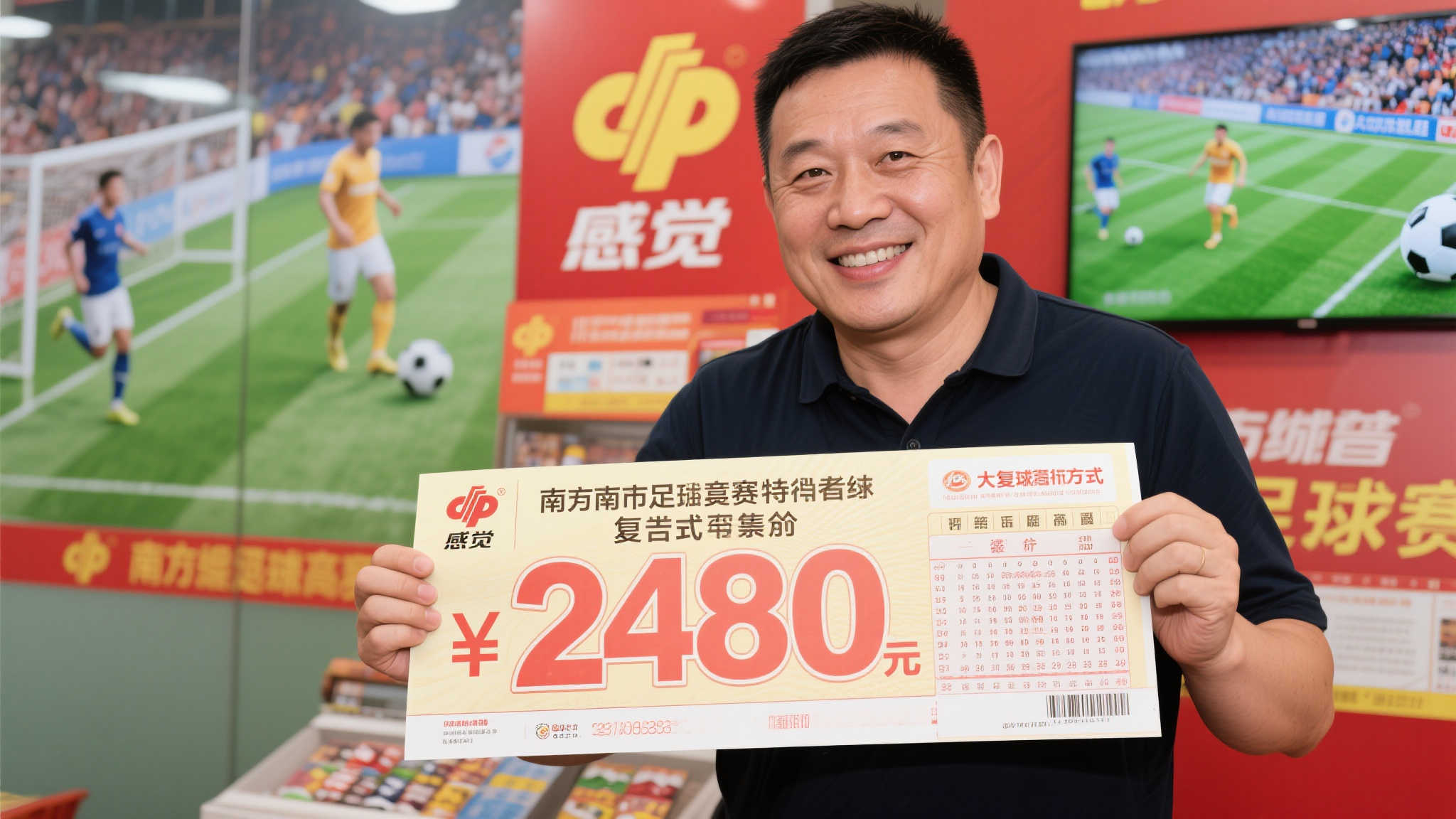 男子豪掷万元复式投注,精准预感命中足彩248万大奖! 男子豪掷万元复式投注,精准预感命中足彩248万大奖!