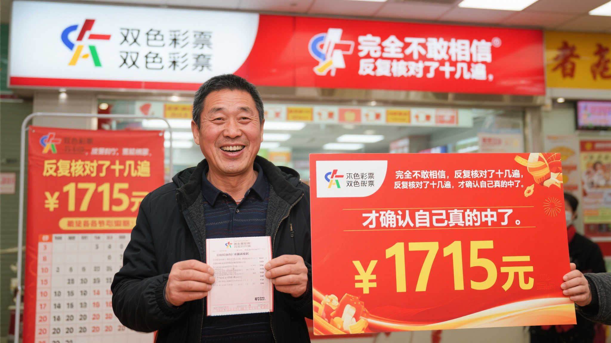 商人10年坚持购彩中双色球1715万 欲惊喜妻子 终于,在最近一期的双色球开奖中,他的坚持