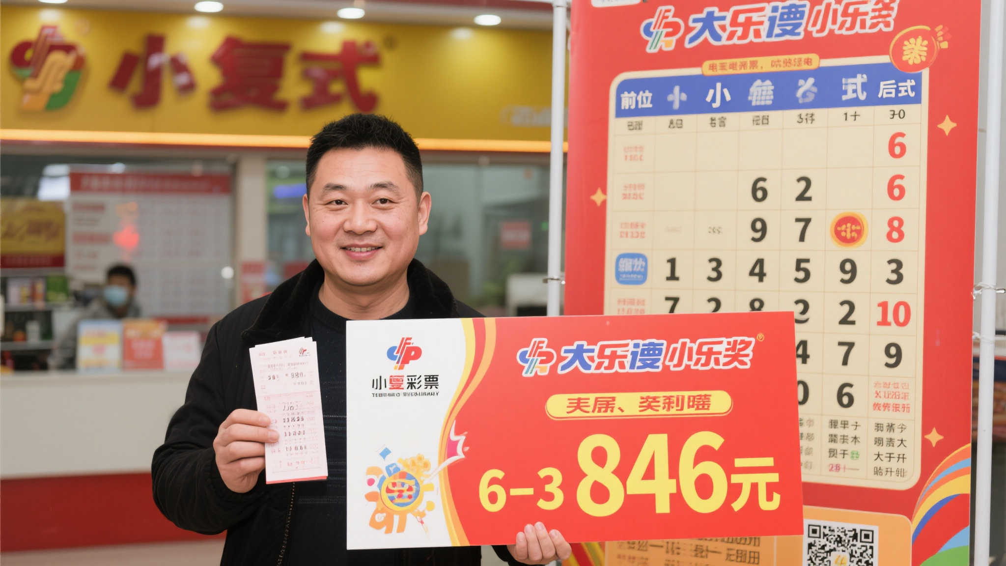 男子凭借6+3小复式揽获大乐透846万：计划优先清偿房贷