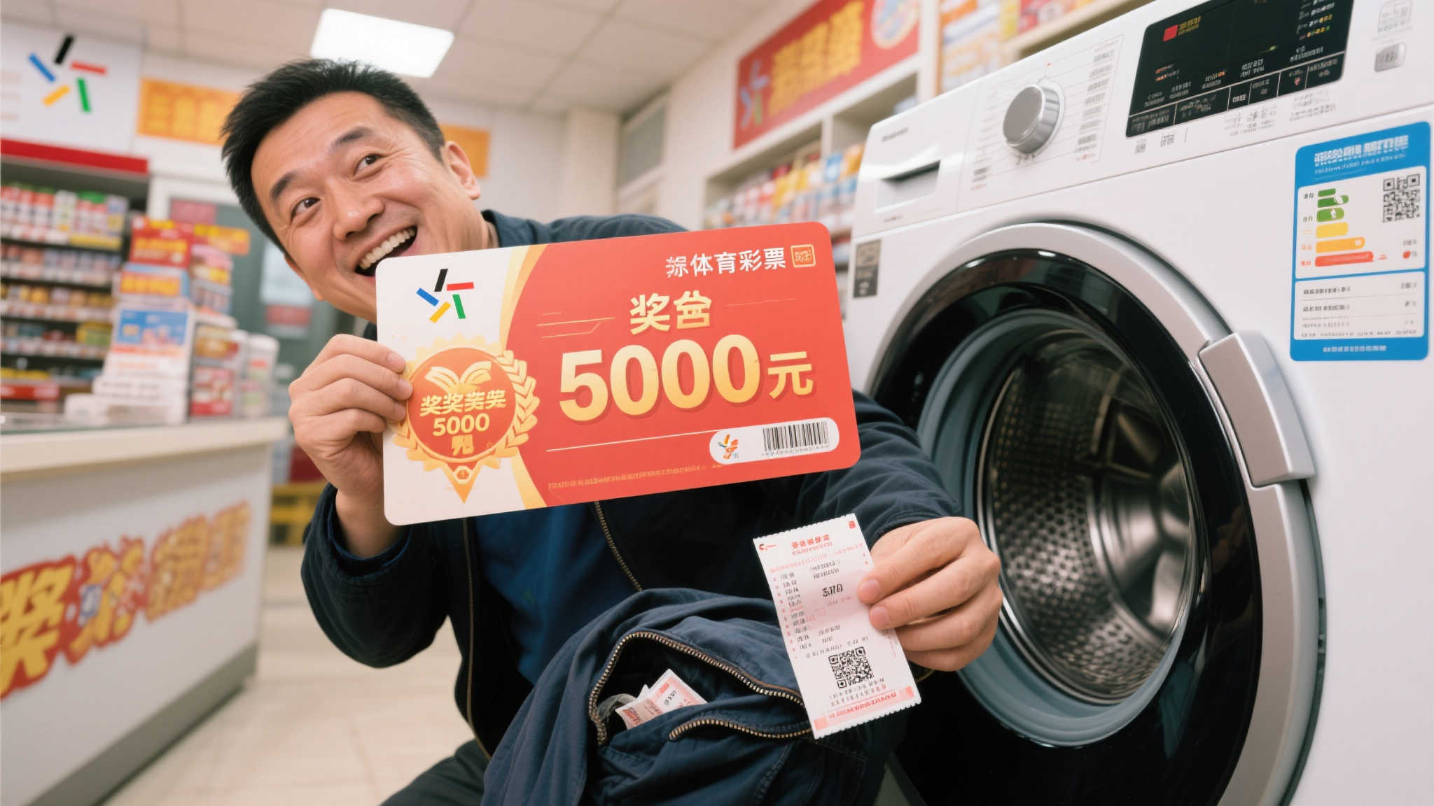 惊魂未定!男子险失500万体彩大奖,差点将彩票洗毁 你有没有想过,500万的巨额奖金差点就因