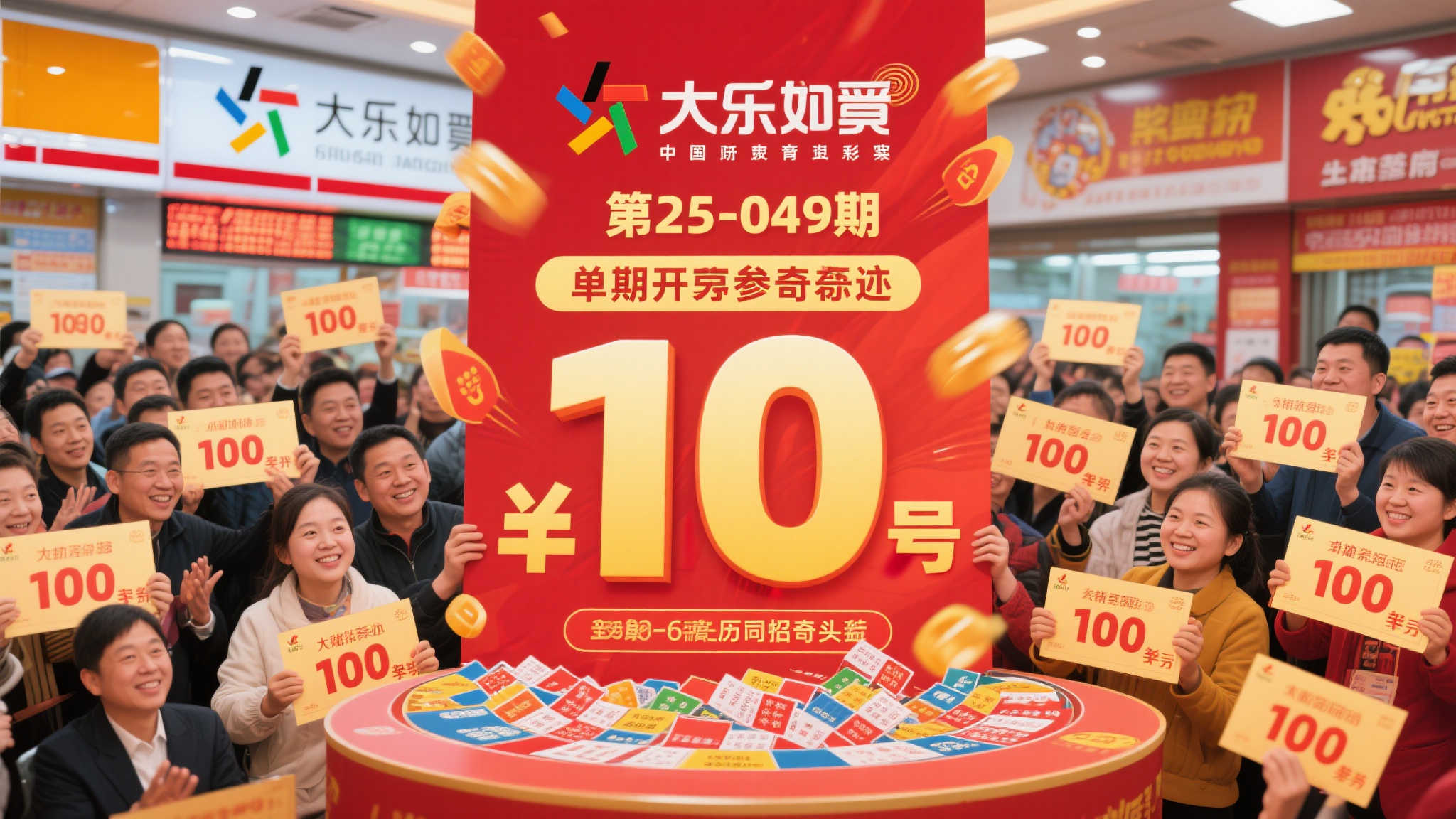 大乐透第25-049期爆出10位一等奖幸运儿 大乐透第25-049期爆出10位一等奖幸运儿