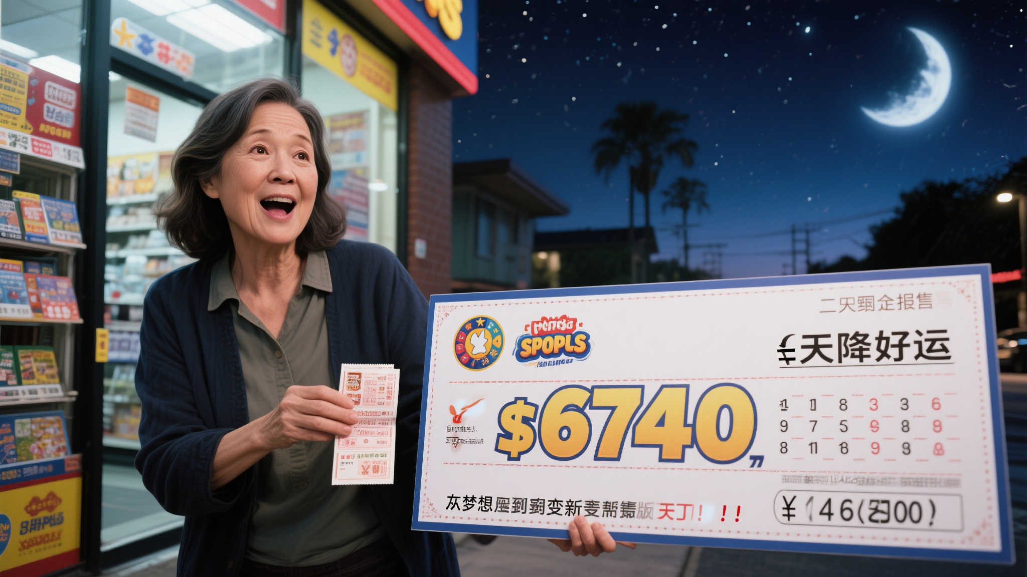 女子梦见中奖购彩喜获674万 现场慷慨捐款5万 故事的主角是一位普通的女士,平日里生活平