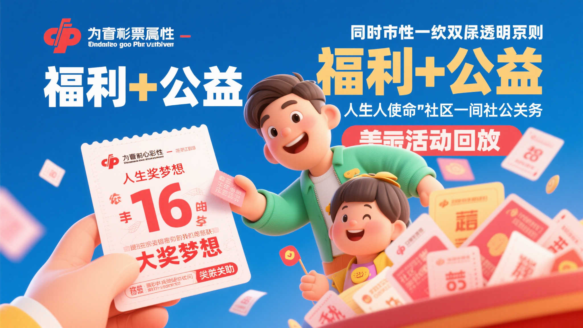 同时，以“福利+公益”为双重核心属性的彩